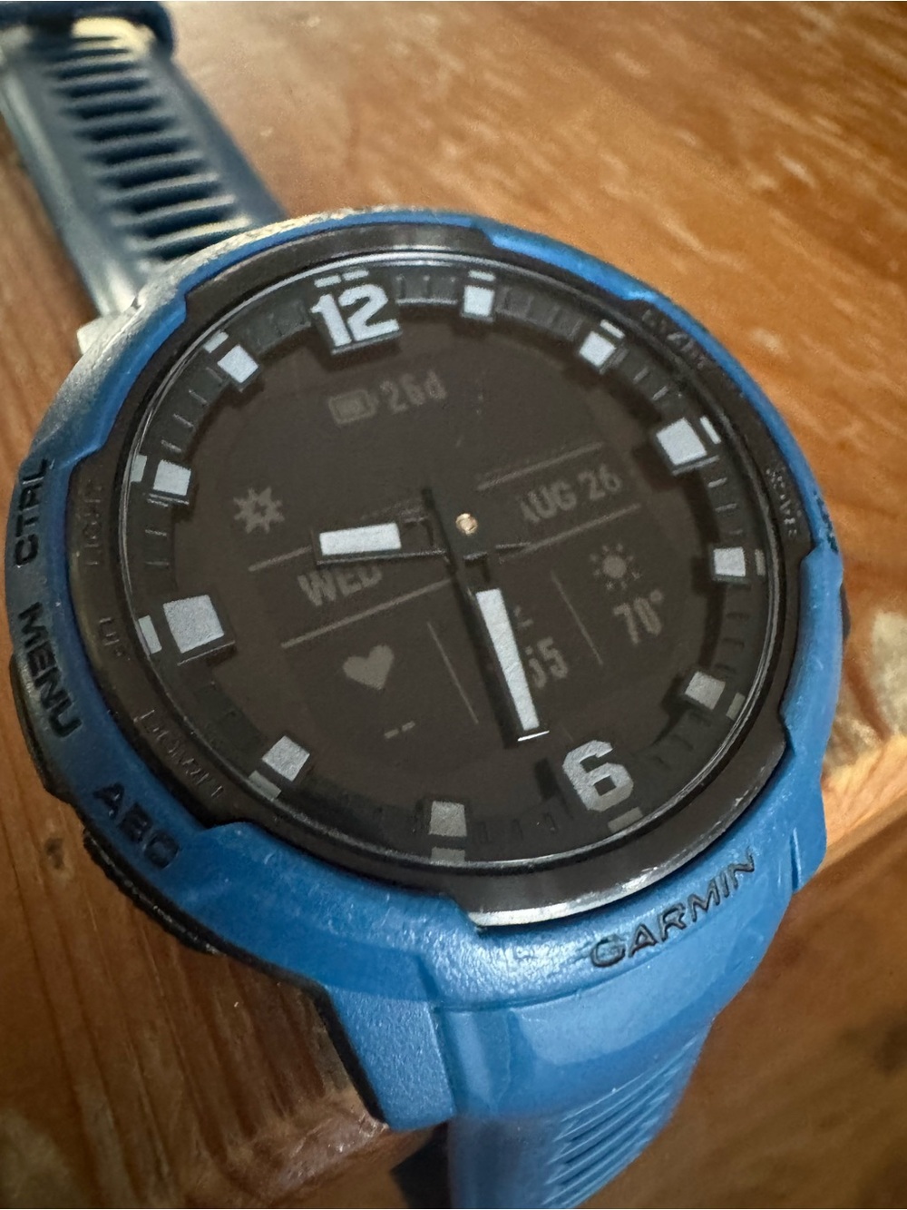 garmin Blue Rugged Sport GPS Smartwatch